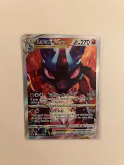 Pokemon TCG Lucario VSTAR SWSH291 Sword & Shield Crown Zenith Promo Card - NM/M - Image 1