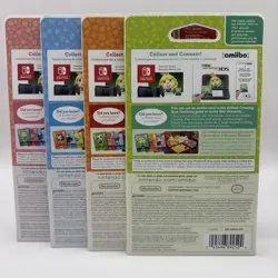 Animal Crossing Amiibo Cards Series 1 2 3 4 Sealed X4 - Image 2