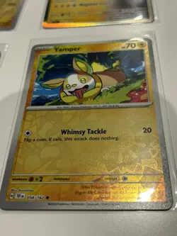 Yamper - 058/162 - Reverse Holo - Temporal Forces - NM/M - Pokemon Card - Image 1