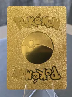 Pokemon Pikachu V 785hp Cosplay Zapdos Gold Foil Fan Art Collector Card TCG - Image 2