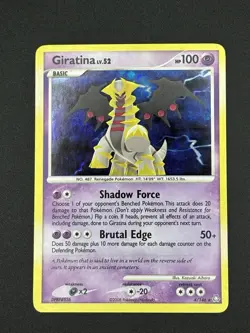 Pokemon TCG Giratina 4/146 D&P Legends Awakenings Reverse Holo Rare Card - Image 1