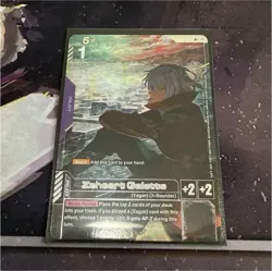Gundam Card Game Zeheart Galette Pilot Card Burst Holo Standard English - Image 1