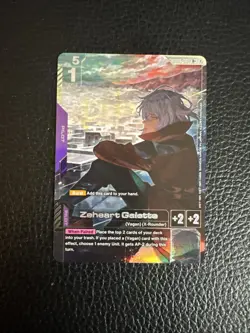 Zeheart Galette (BDB-0341 R+) (Pilot Burst) - Gundam Card Game Bandai - Image 1