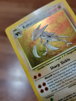 Kabutops - MP% Holo Rare - Vintage WotC 1999 English 9/62 Fossil Set Pokemon - Image 2