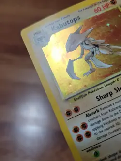 Kabutops - MP% Holo Rare - Vintage WotC 1999 English 9/62 Fossil Set Pokemon - Image 3
