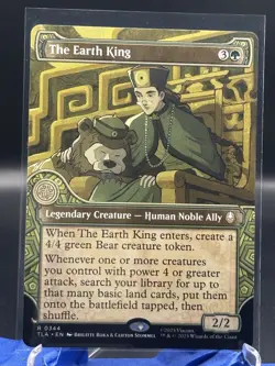 The Earth King, from MTG Avatar The Last Airbender, Borderless - Image 1