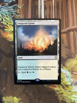 Sunpetal Grove Commander: Bloomburrow NM MTG - Image 1