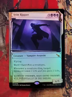 MTG Card: Vein Ripper (Murders Karlov Manor) SHOWCASE FOIL - Image 1