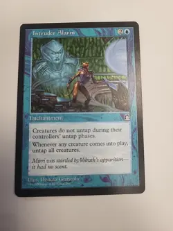 Magic The Gathering Intruder Alarm, Stronghold Set,Mint/ Near Mint Condition - Image 1