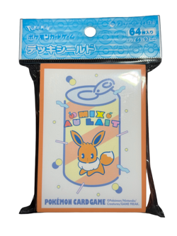 Eevee Mix Au Lait Orange Card Sleeves 64ct Pokemon Center Japan US SELLER - Image 1