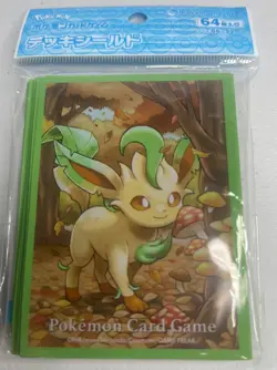 Pokemon Center Japan Leafeon Card Sleeves 64 Count U.S. Seller - Image 1