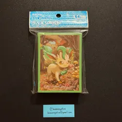 Pokemon Center Japan Eevee Heroes Leafeon Card Sleeves 64 COUNT ~ US SELLER - Image 1