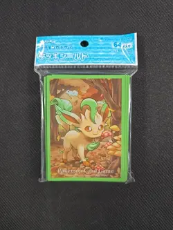 Pokemon Center Japan Exclusive Leafeon Card Sleeves 64 Count - Image 1