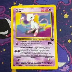 Pokemon - Mew - WoTC Wizards Black Star Promo 8 - LP - Image 1