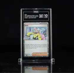 TAG 10 Pop 1 Iono 185/193 Cosmos Zone Stamp Tournament Collection Pokemon PSA - Image 2