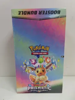 2025 Pokemon Prismatic Evolutions Factory Sealed Booster Bundle Display Box (b) - Image 1