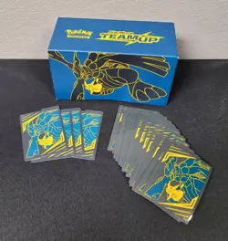 Pokemon Sun & Moon Team Up Elite Trainer Box Empty w/ Dividers & Sleeves - Image 1