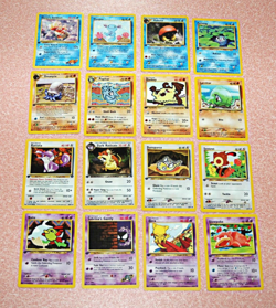 Pokemon Lot 16 Cards First Editions Common Uncommon Non-Holo Assorted LP Collect - Image 5