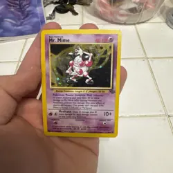 Pokemon TCG Mr. Mime Jungle 6/64 Holo Unlimited Holo Rare - Image 1