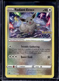 2019-2023 Pokemon SWSH Black Star Promos Radiant Eevee #SWSH230 - Image 1