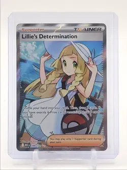 LILLIE'S DETERMINATION 2025 POKEMON MEGA EVOLUTION ULTRA RARE B Q3626 - Image 1
