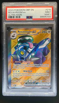2023 Pokemon SV Obsidian Flames OBF EN Revavroom ex #216/197 PSA 9 MC - Image 1