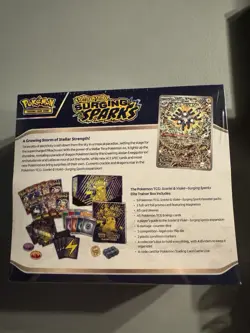 Pokemon TCG Surging Sparks Elite Trainer Box ETB NEW SEALED - Image 3