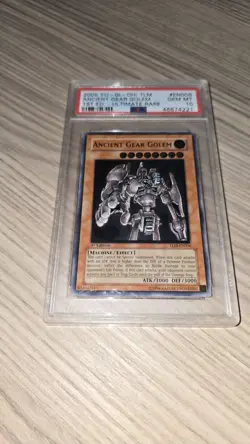 Yu-gi-oh Ancient Gear Golem TLM - EN006 1st Edition Ultimate Rare PSA 10 - Image 2