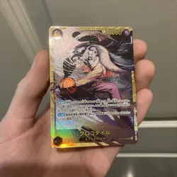 Crocodile OP14-120 SEC Secret Rare The Azure Sea's Seven One Piece TCG JP - Image 2