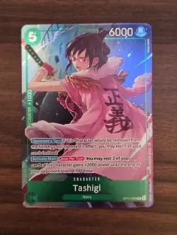 One Piece Tashigi Dash Pack Foil Alt Art OP14-029 The Azure Sea's Seven English - Image 1