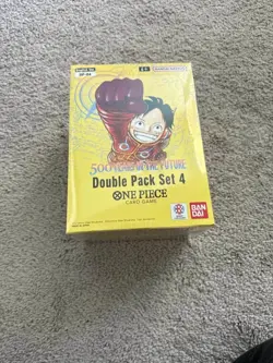 One Piece DP-04 Double Pack Set 4 OP-07 500 Years in the Future SEALED Display - Image 1