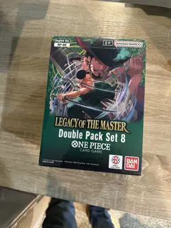 One Piece: Double Pack Set - Legacy of the Master [DP-08] 8 Packs In Display US - Image 1
