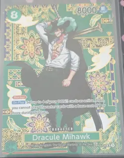 DRACULE MIHAWK SP OP12-030 BLOCKER ON PLAY MUGGY KINGDOM ONE PIECE CCG - Image 1