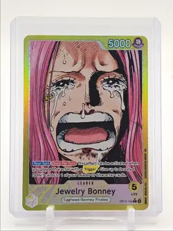 JEWELRY BONNEY 2025 ONE PIECE CARRYING WILL LEADER ALT ART #OP13-100 Q0646 - Image 1