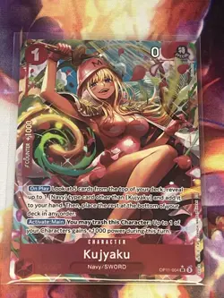 Kujyaku Alt Art OP11-004 SR A Fist of Divine Speed English One Piece TCG - Image 1
