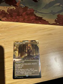 Three Tree City (Borderless) (0337) Bloomburrow Regular - Image 1