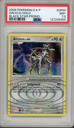 2009 Pokemon Black Star Promo Diamond and Pearl Arceus Holo #DP50 PSA 7.5 - Image 1