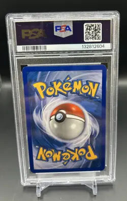 Pokemon Entei Secret Wonders Holo Rare #4 PSA 8 Holo Bleed - Image 3