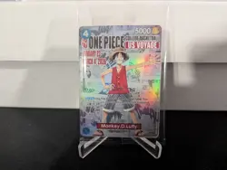 One Piece Monkey D. Luffy US College Basketball Card Rutgers Promo In Hand - Image 1