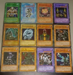 YU-GI-OH! FAKE Novelty Cards Lot Blue Eyes White Dragon Jinzo Chaos Dragon - Image 1