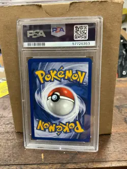 2000 Pokemon Gym Challenge 1st Edition Fervor 124/132 PSA 10 Gem Mint Card Vtg - Image 3