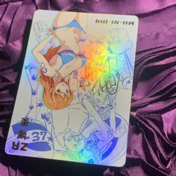 NAMI ONE PIECE GODDESS ZR INFLUENCER Anime Girl Holo Card Bikini - Image 3