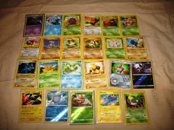 LOT OF 23 POKEMON CARDS FROM VARIOUS SETS-HOLO,RARE,UNCOMMON,COMMON-NM-LP COND. - Image 1