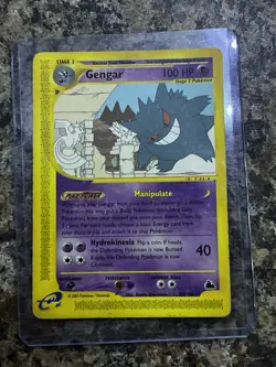Pokemon Gengar TCG Skyridge 10/144 Non-Holo Card MP Condition - Image 1