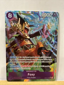 Foxy EB04-036 SR (Alt Art) | One Piece Card Game | The Azure Sea’s Seven | NM - Image 1