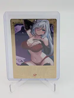 Shenhe - Genshin Impact Waifu Gold Metal Card Goddess Story Doujin Anime CCG SP - Image 1