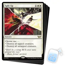 SPLIT UP X4 Duskmourn: House Of Horror DSK Magic MTG MINT CARD - Image 1