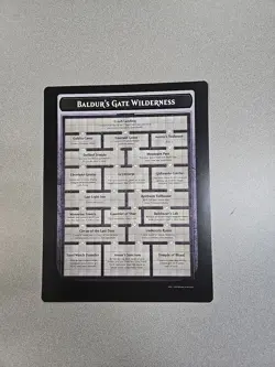 Baldur’s Gate Wilderness Oversized Dungeon Promo MTG Commander - Image 1