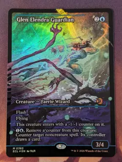 MTG - Glen Elendra Guardian (anime showcase foil) - ECL (NM+) - Image 1