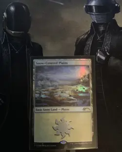 MTG - 1x Snow-Covered Plains - Foil - Secret Lair Drop Series NM - Image 1